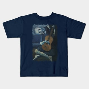 Picasso The Old Guitarist Kids T-Shirt